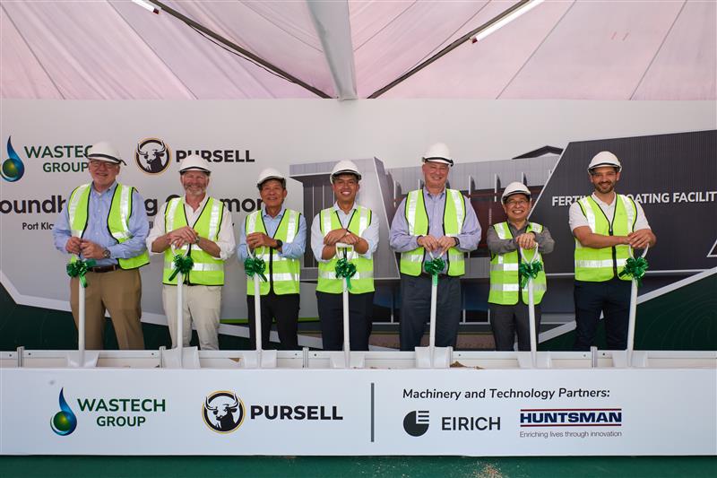 Photo celebrating the Pursell Wastech partnership